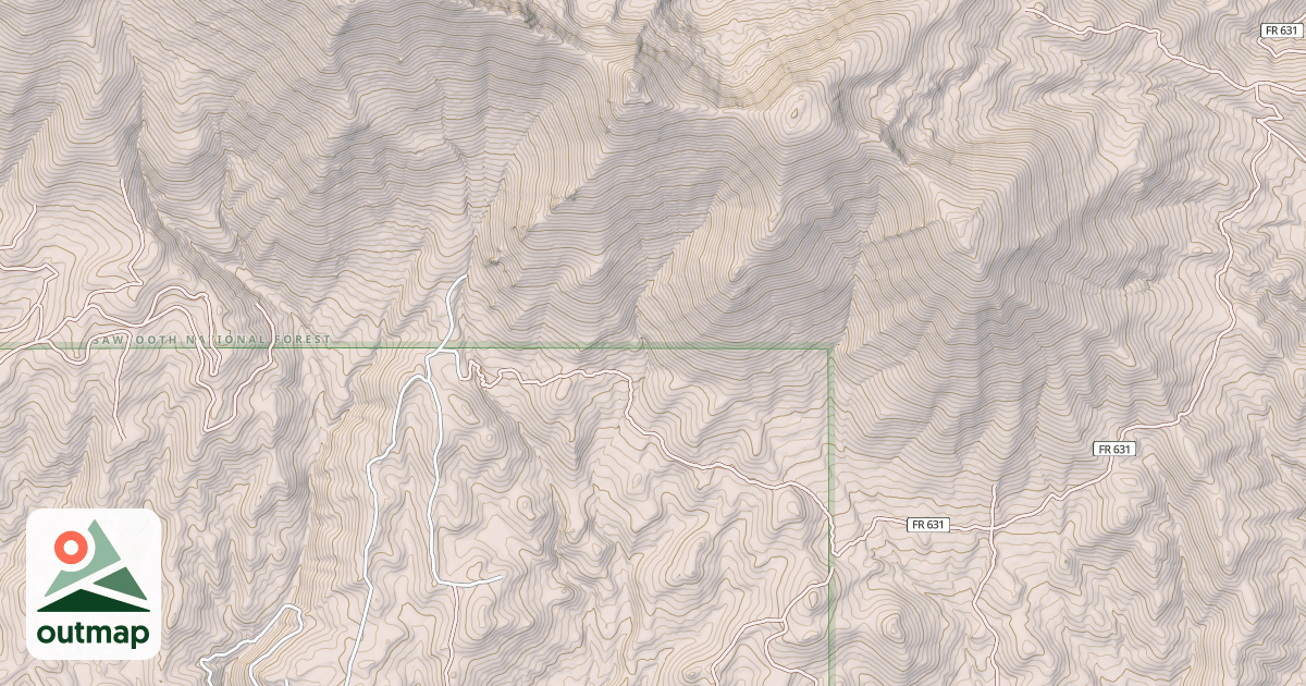 Map of FRONT TRAIL EAST - ATV