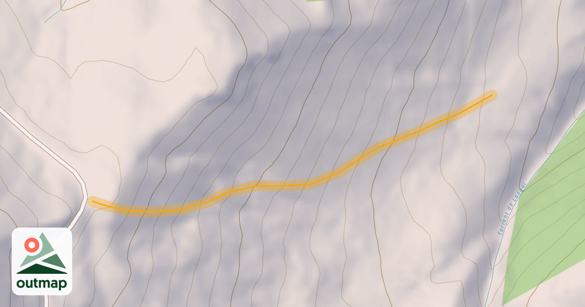 Map of Serre de l'Homme Hors Piste