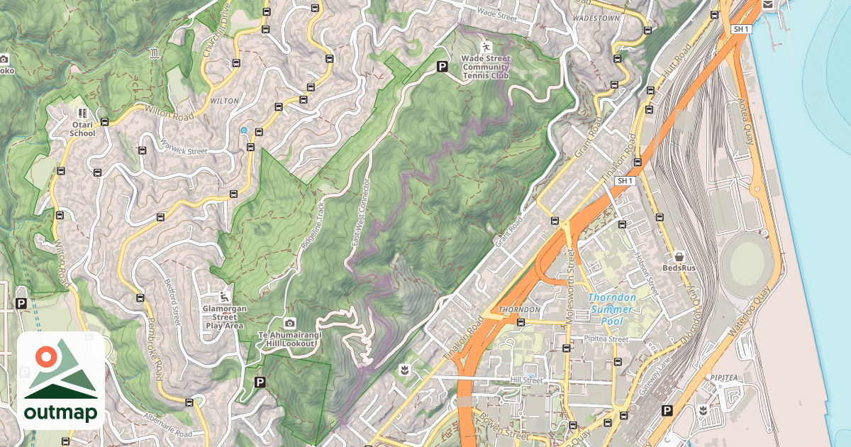 Map of Northern Walkway
