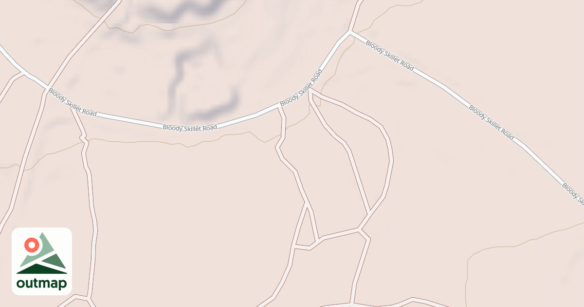 Map of Bloody Skillet ATV Trail