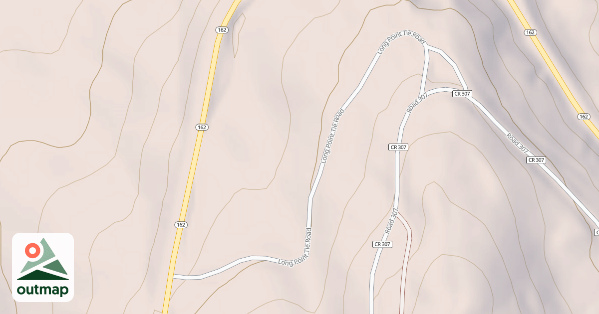 Map of LONG POINT TIE