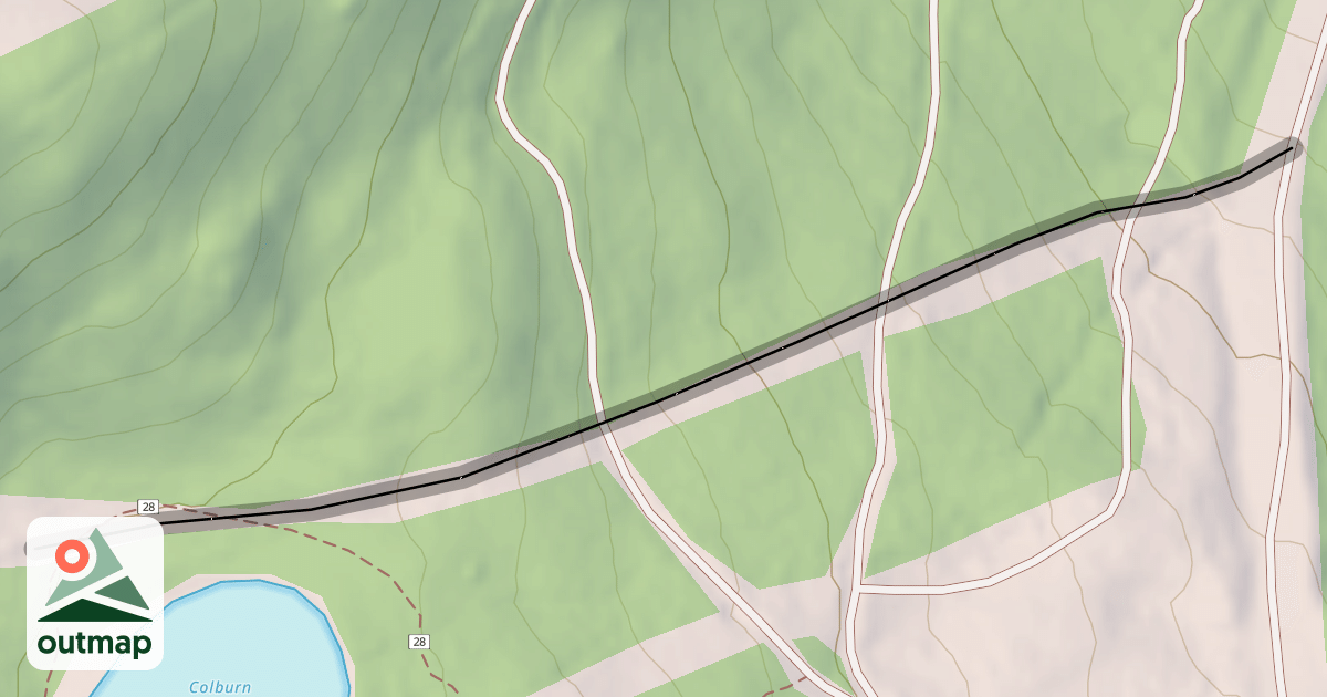 Map of Will's Runout