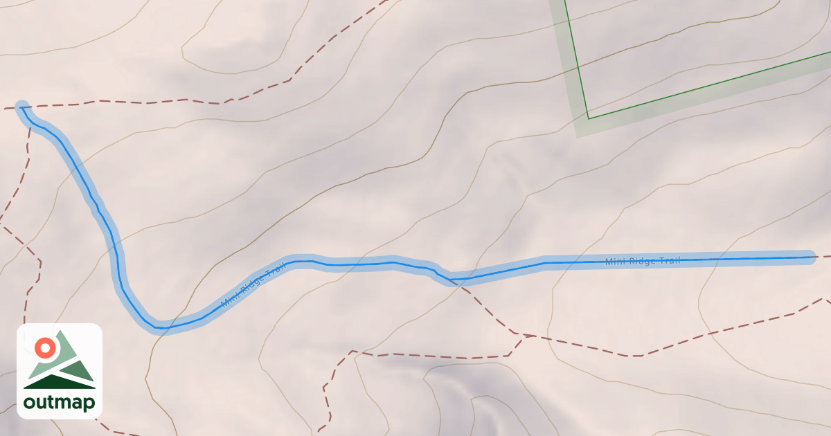 Map of Mini Ridge Trail