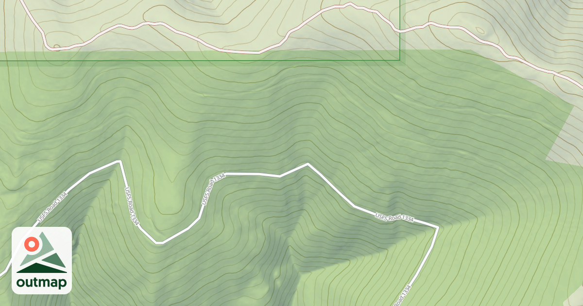 Map of (FDR) COONEY RIDGE