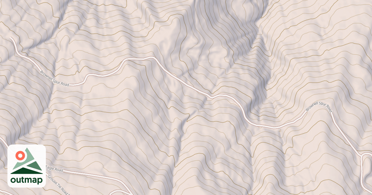 Map of BROWNELL SPUR