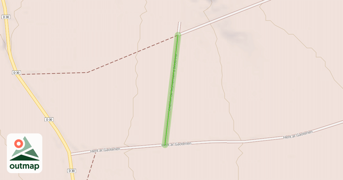 Map of Chemin de Stumenven à Bodenna