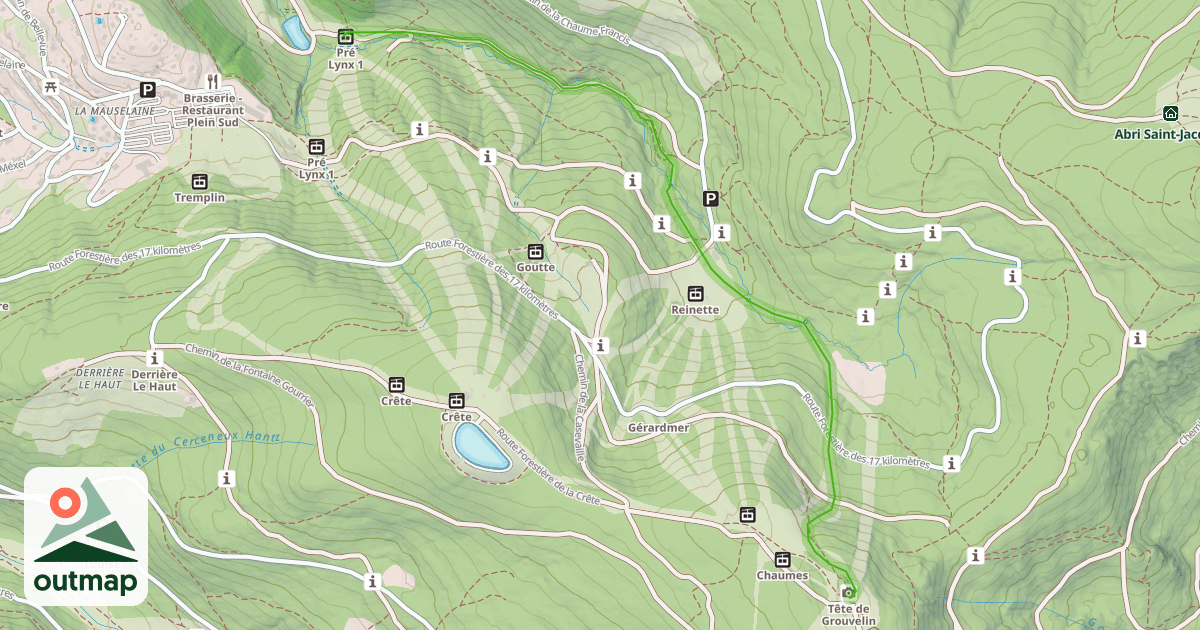Map of Les Chevreuils