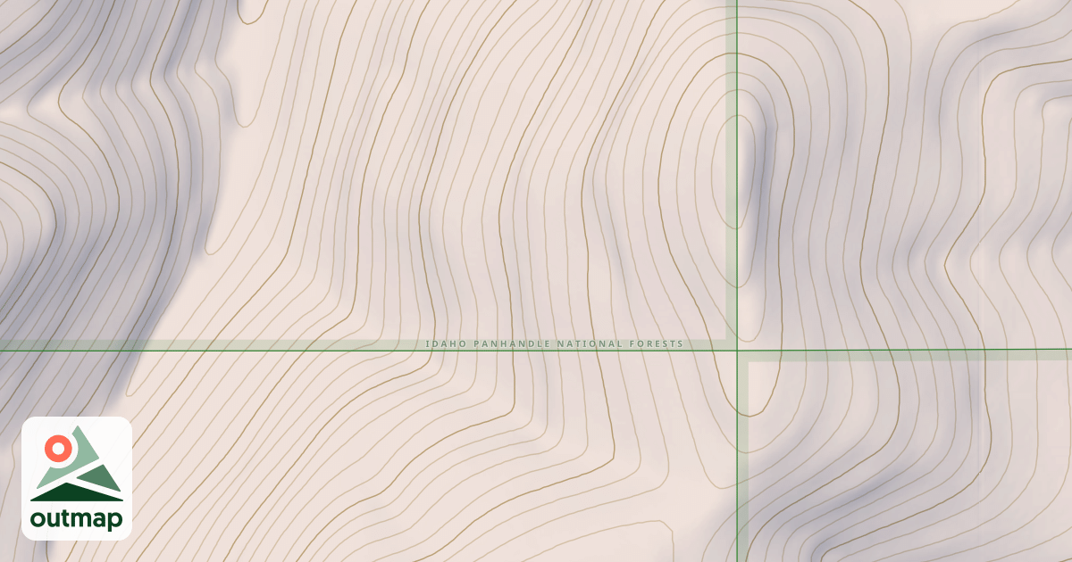 Map of BOULDER HUMP