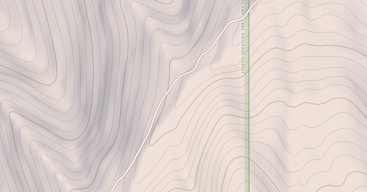 Map preview of Comb Creek