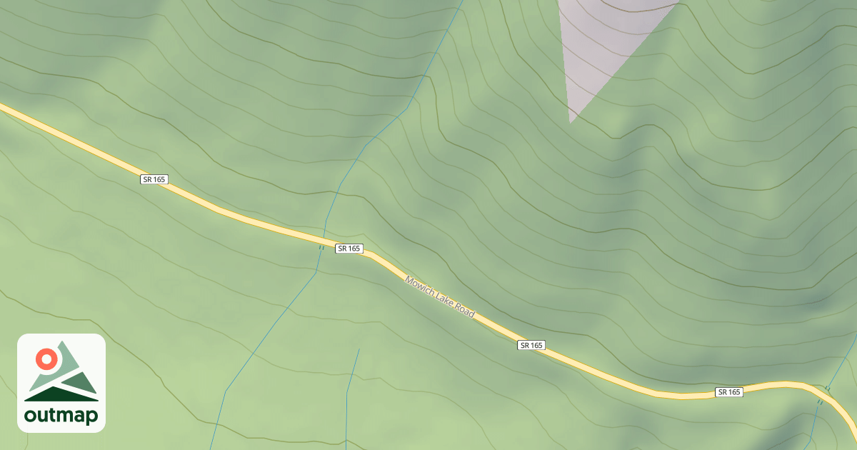 Map of MARTIN PEAK TS