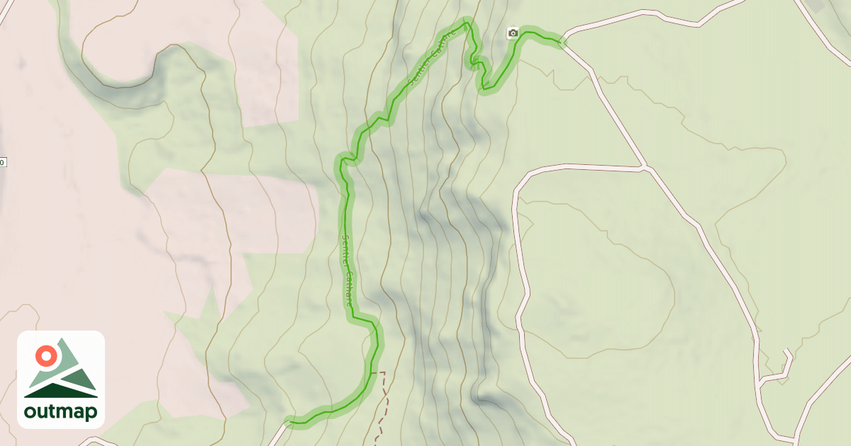 Map of Sentier Cathare