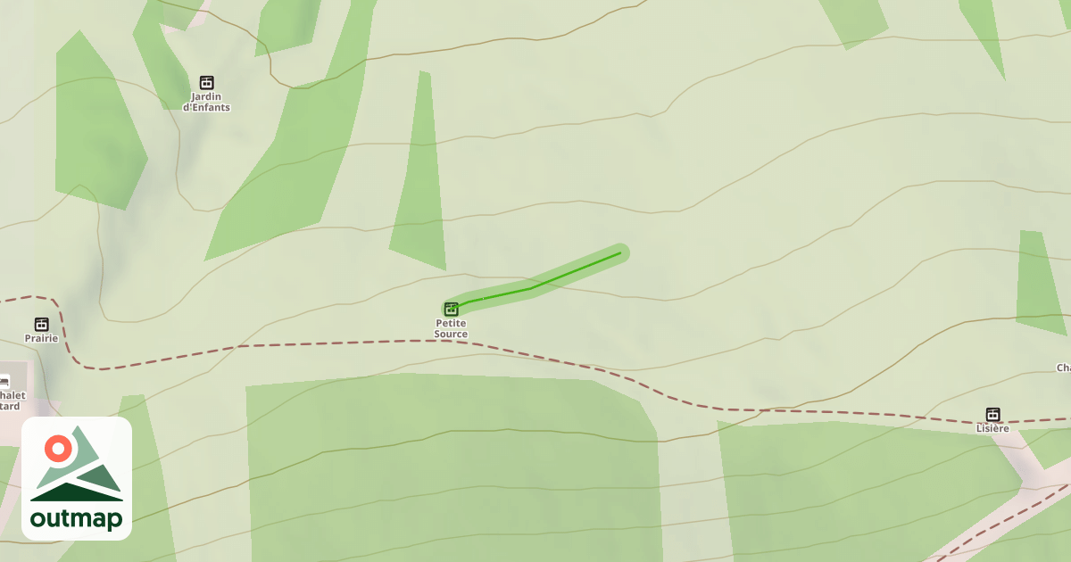 Map of La Lisière