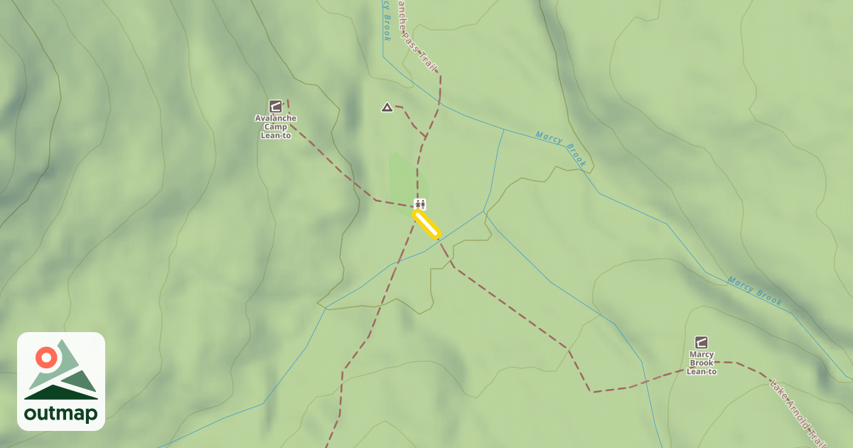 Map of Lake Arnold Trail