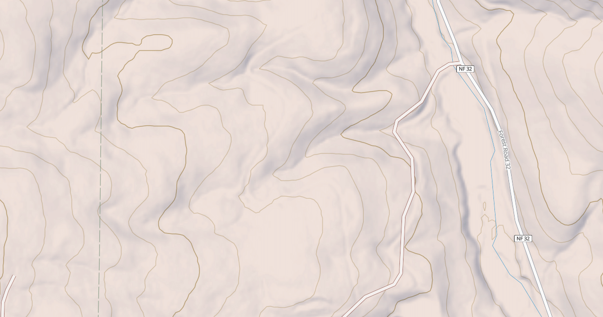 Map preview of USFS Motor Vehicle Use Map Trails 16894