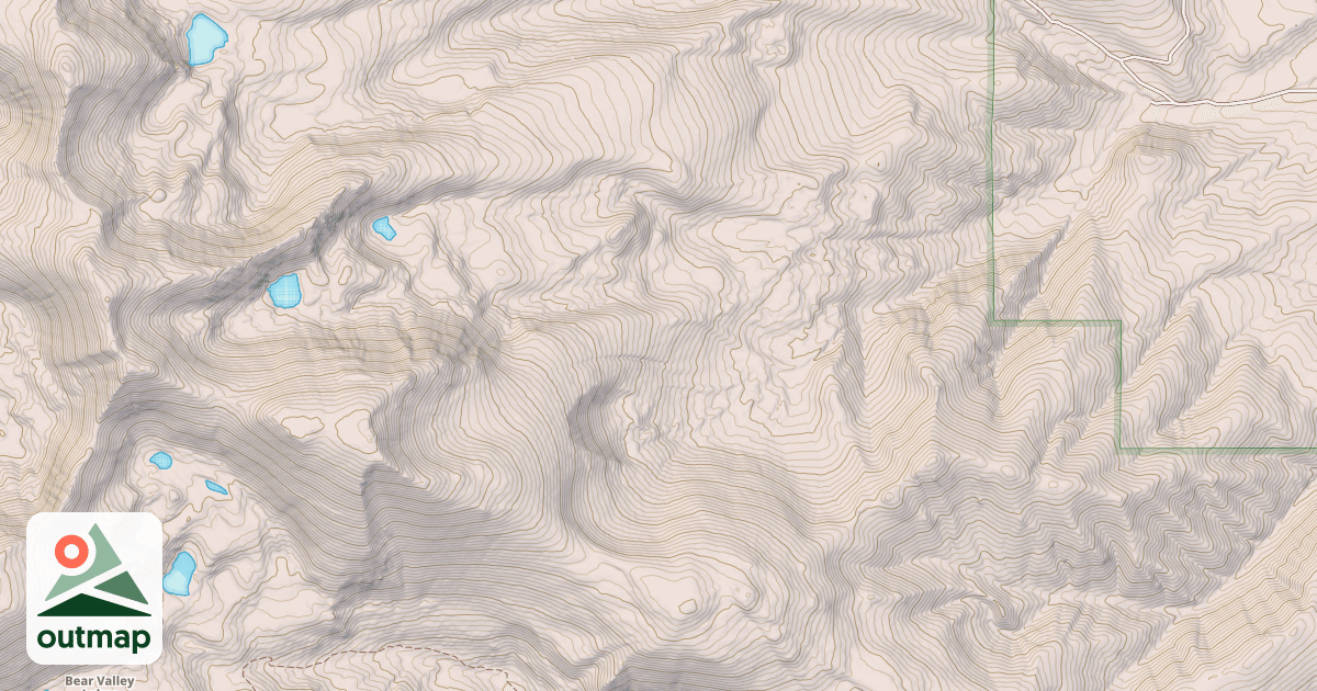 Map of Basin Creek-High