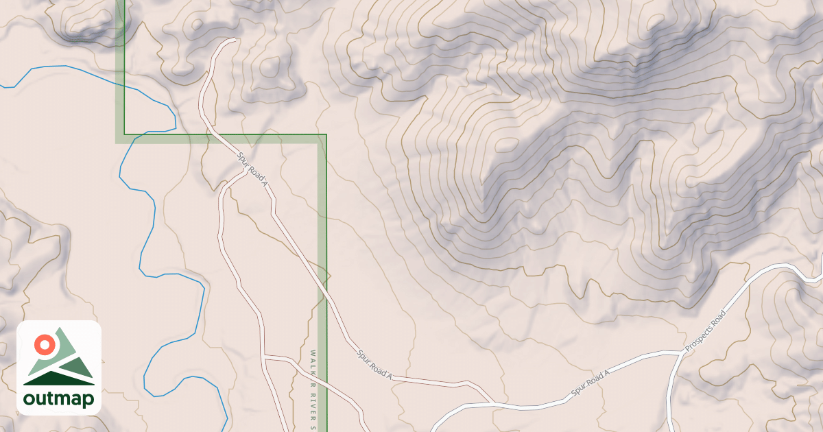 Map of SPUR ROAD A