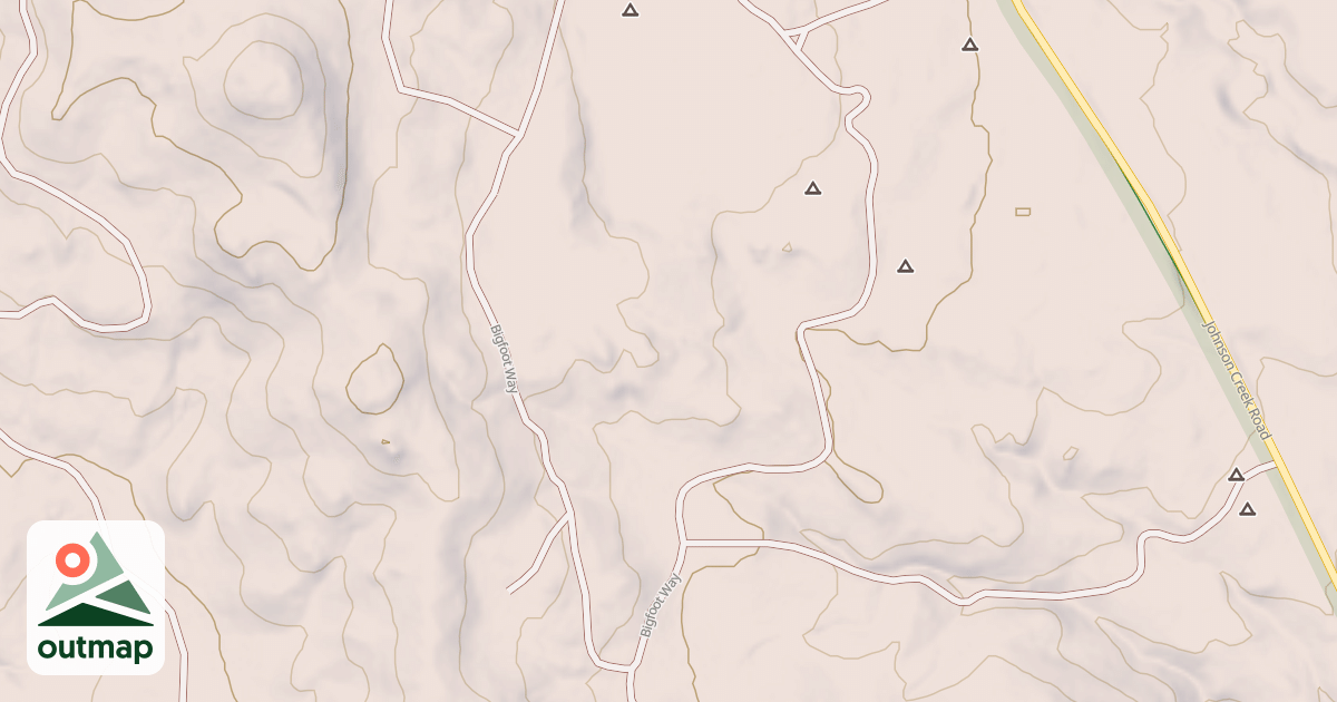 Map of BIGFOOT WAY /  ANASAZI TRAIL