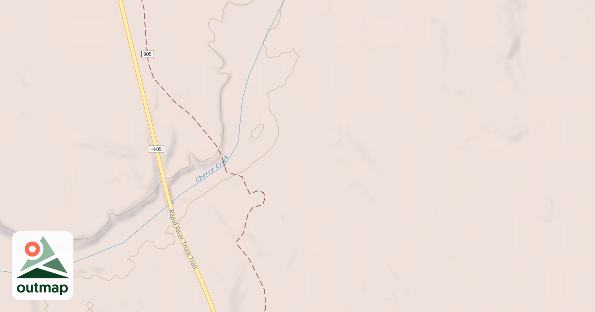 Map of RR TRUCK TRAIL SPUR U