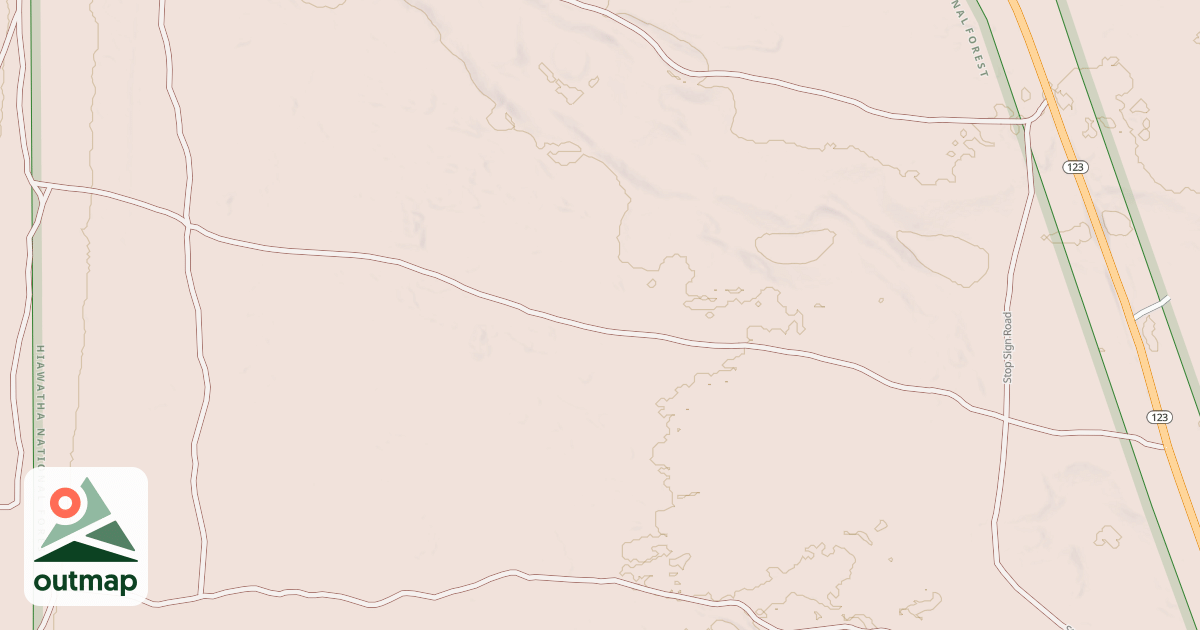 Map of M-123 SPUR 3689