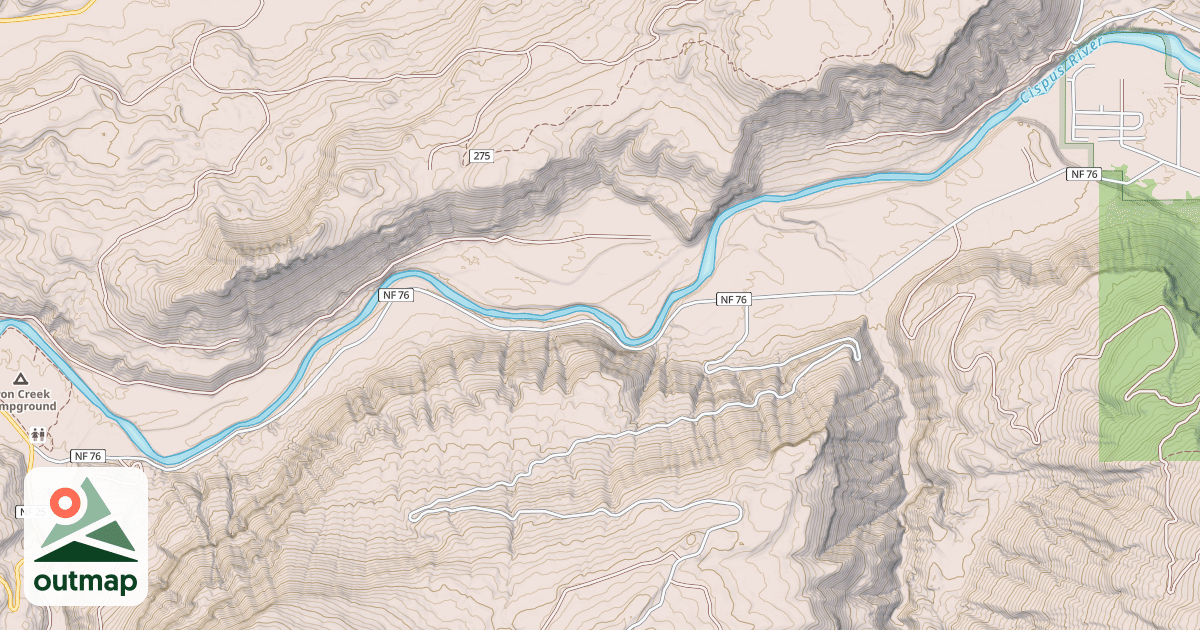 Map of GREENHORN