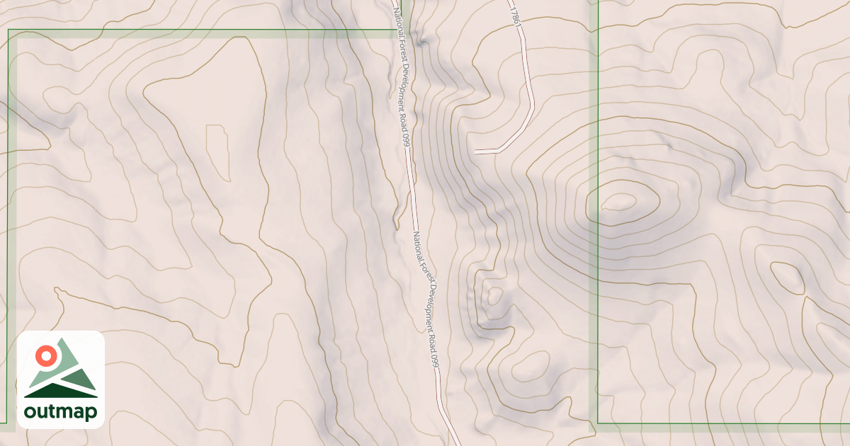 Map of CLOVER CREEK
