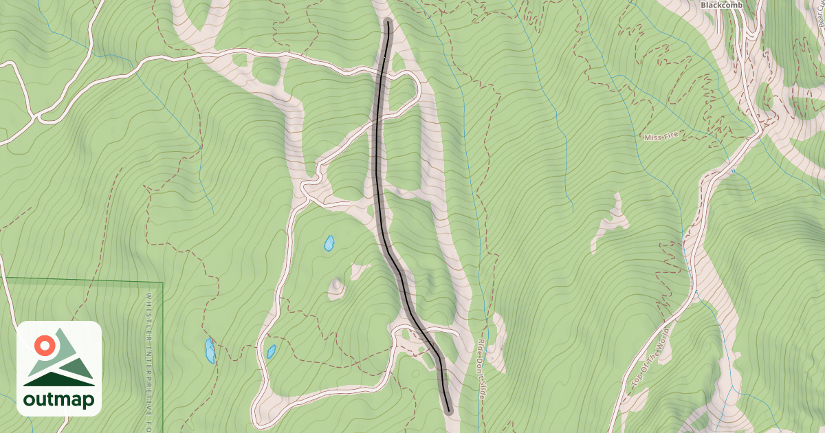 Map of Dusty's Descent