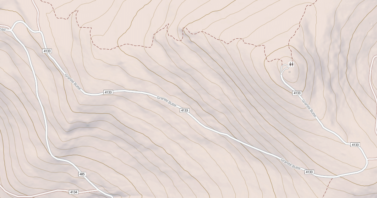 Map preview of GRANITE BUTTE