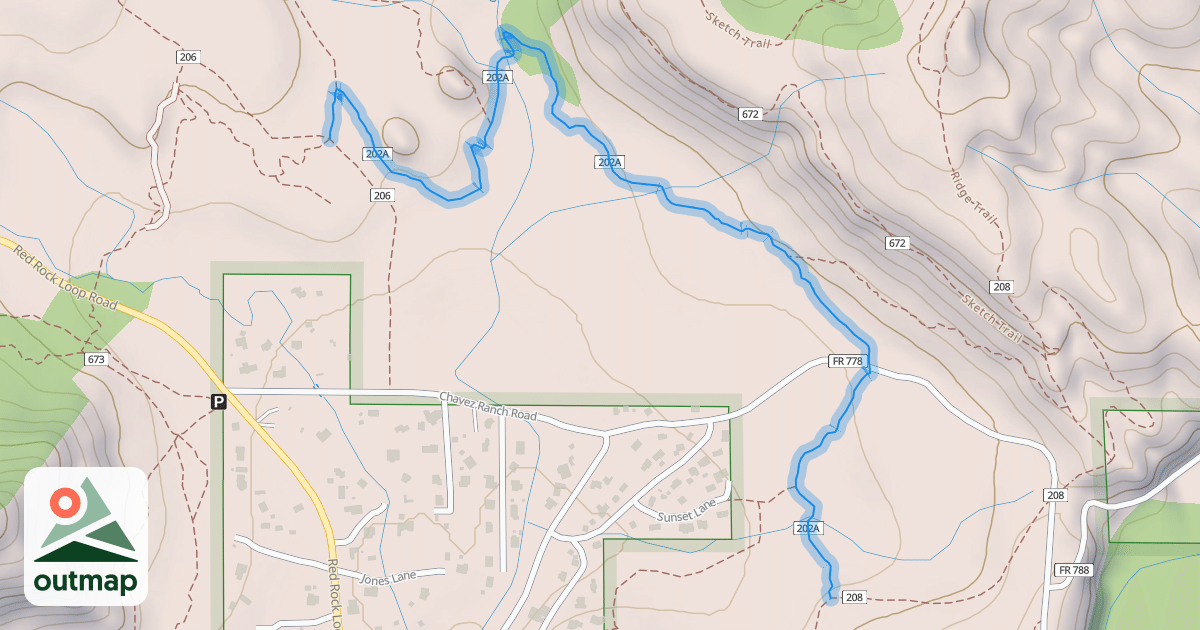 Map of Ramshead Trail