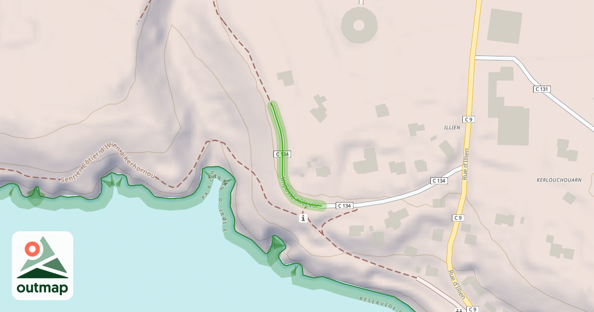 Map of Impasse Avel Vor