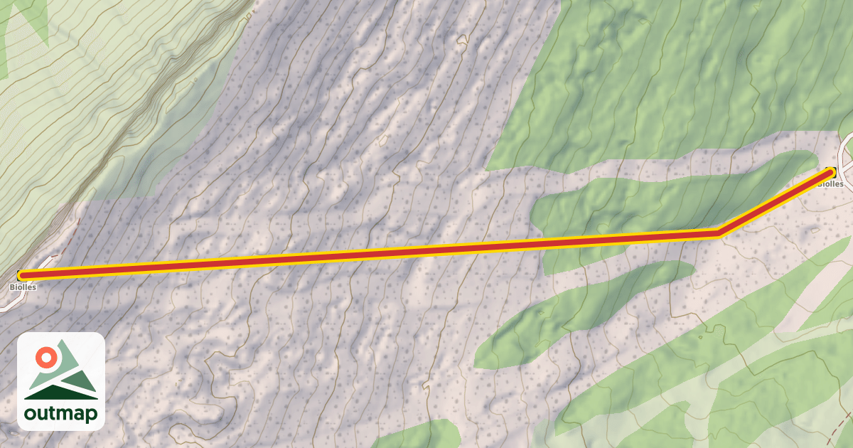 Map of Biolles
