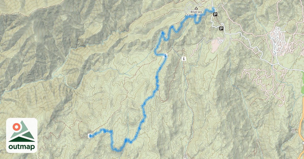 Map of New San Juan Trail