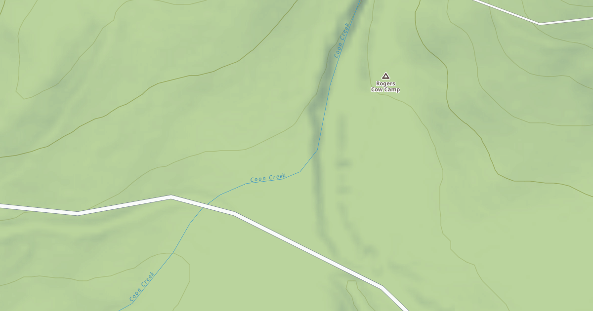 Map preview of ROGERS COW CAMP C.G.
