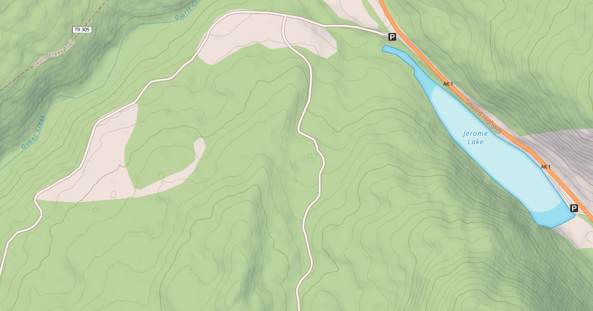 Map preview of JEROME RD