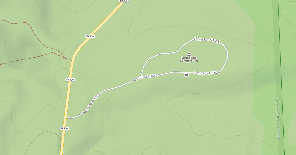Map preview of SPRINGDALE CG