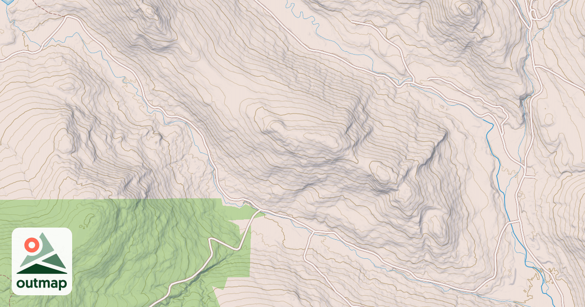 Map of Nathan Pond Rd