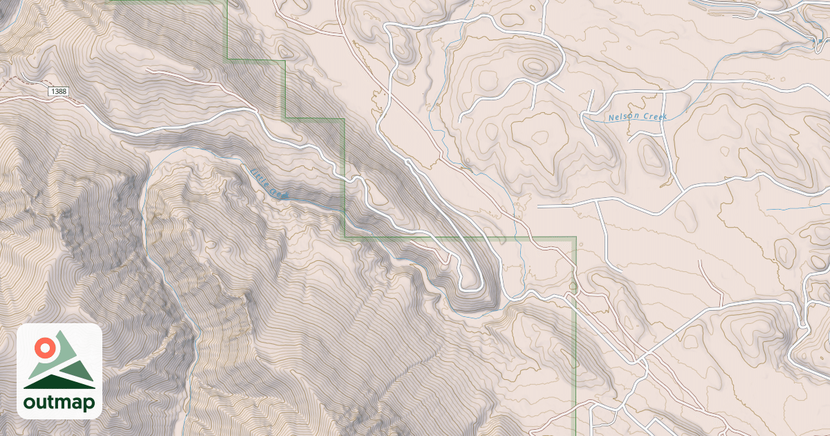 Map of LITTLE CREEK
