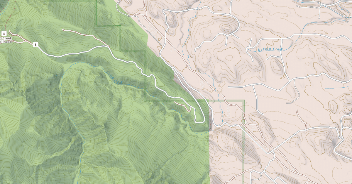 Map preview of LITTLE CREEK