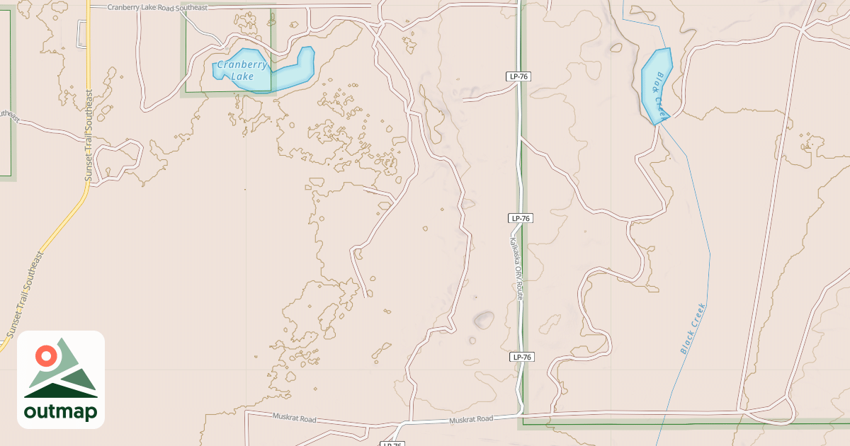 Map of Kalkaska Trail