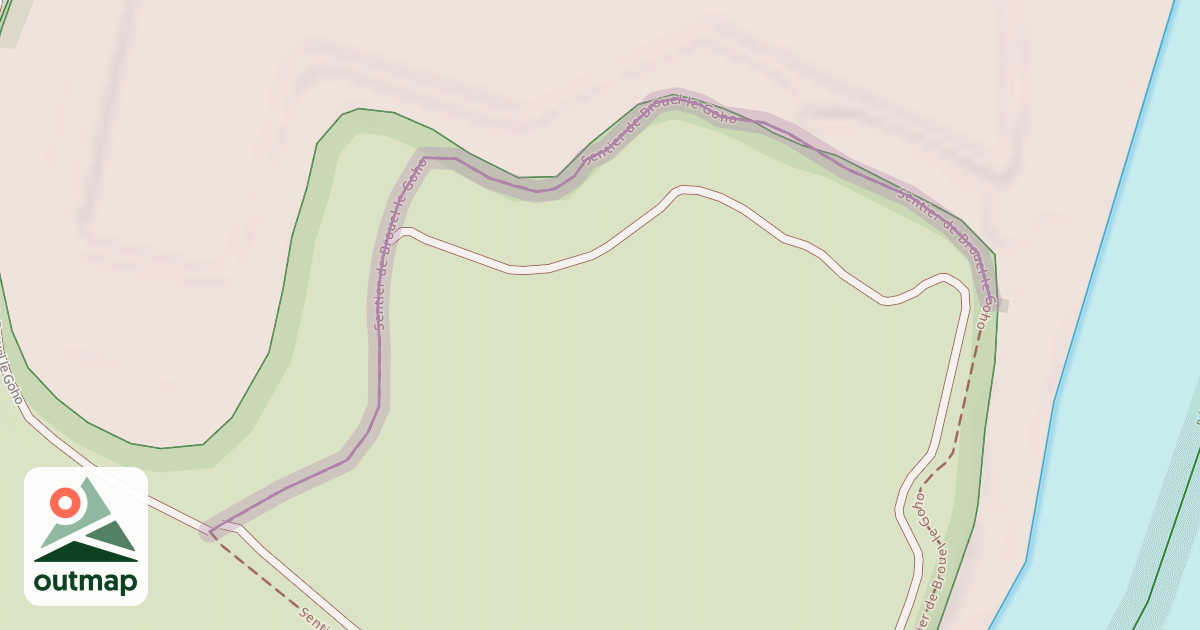 Map of Sentier de Brouel le Goho