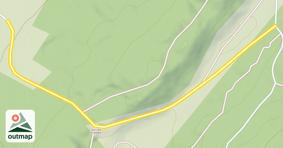 Map of Route Forestière Sous les Gyps