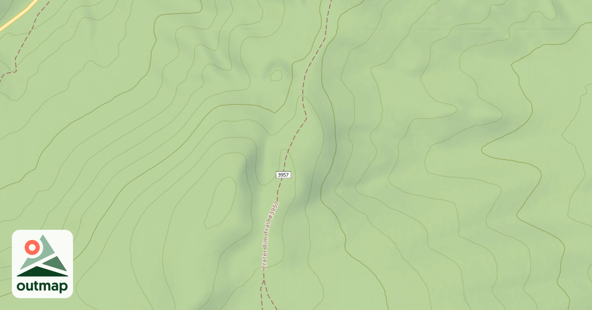 Map of Crater Rim