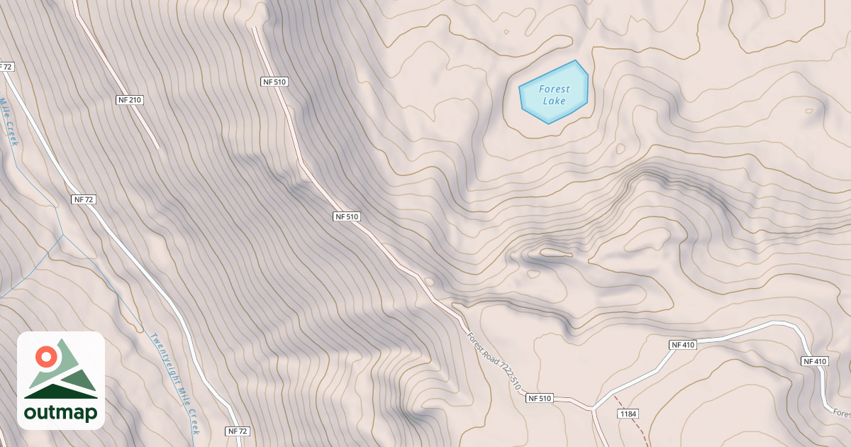 Map of FOREST RIDGE