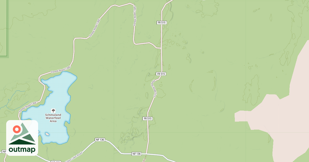 Map of FR 515