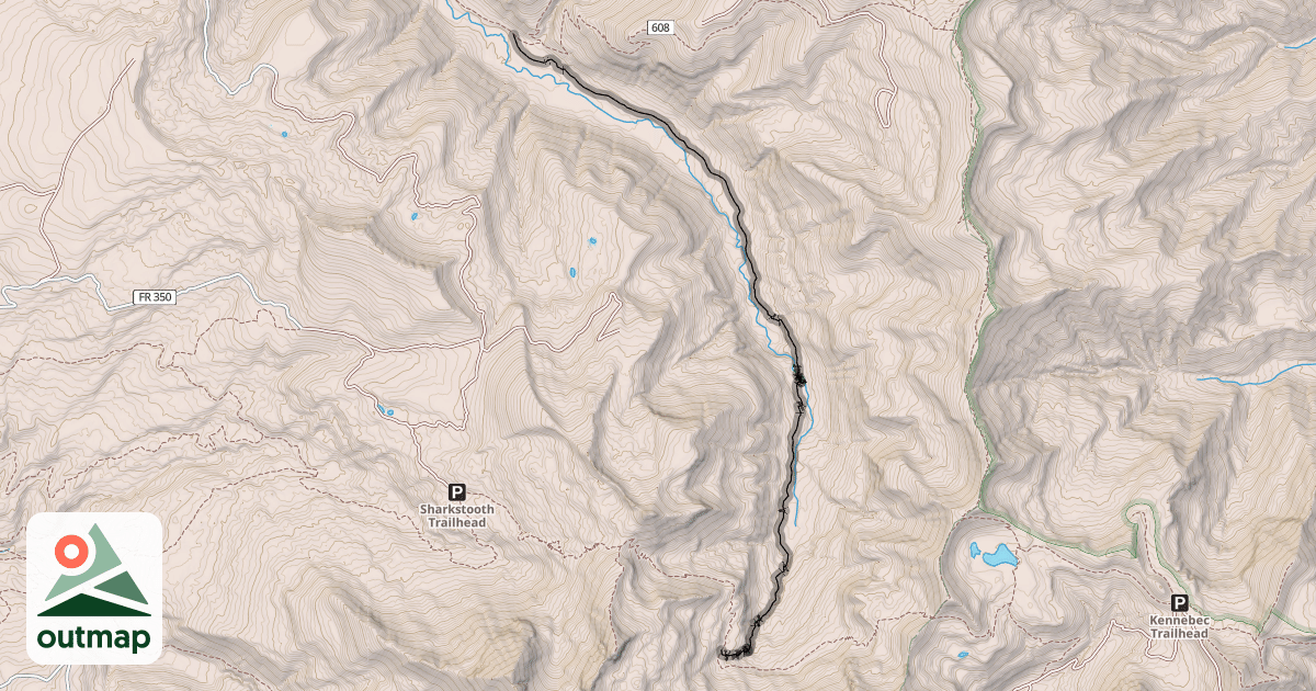 Map of Bear Creek Trail