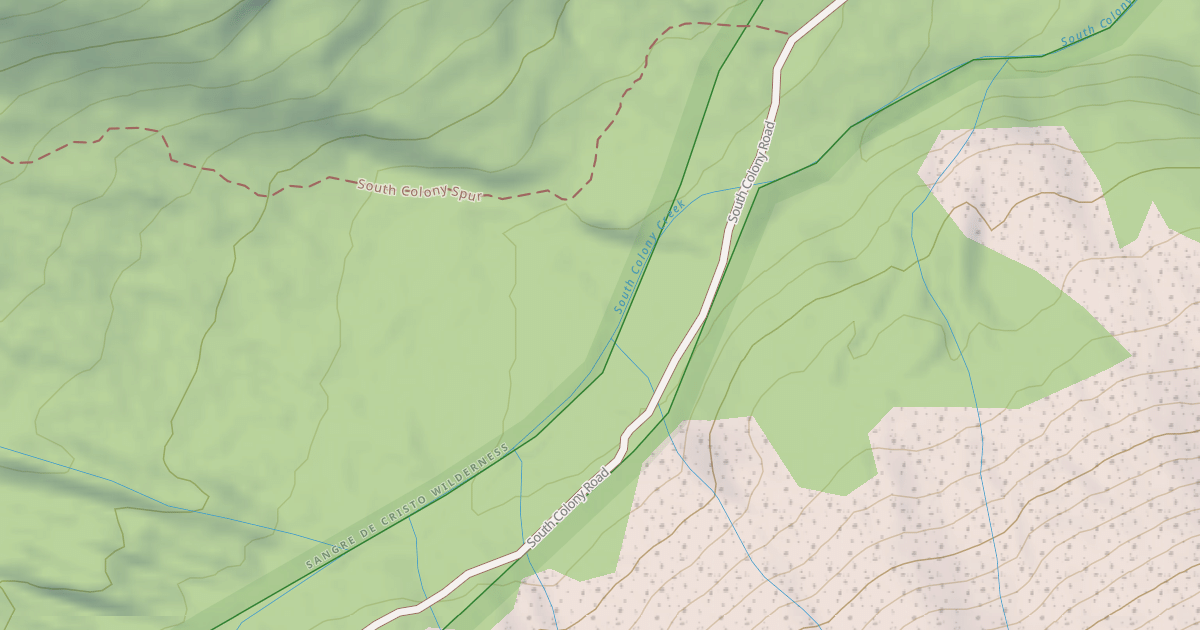 Map preview of South Colony Road