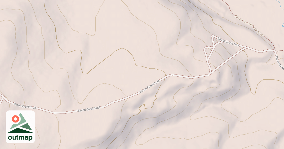Map of Bacon Creek