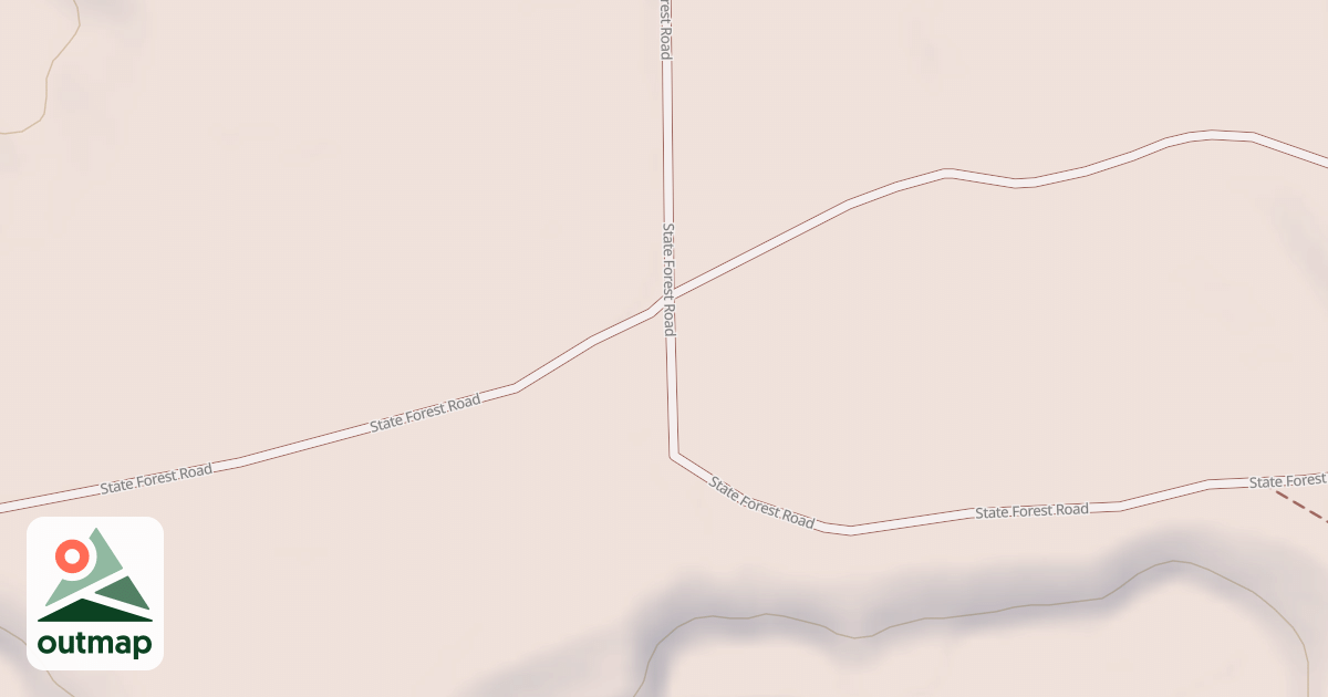 Map of General C.C. Andrews State Forest Trails