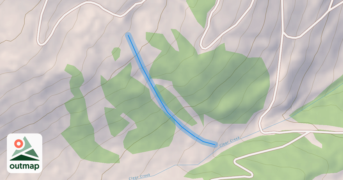 Map of North Chutes