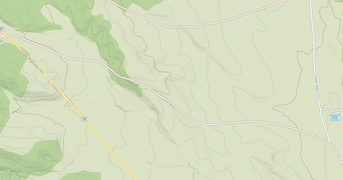 Map preview of USFS Motor Vehicle Use Map Roads {76939987-BA53-46A4-97B8-2027345692B2}