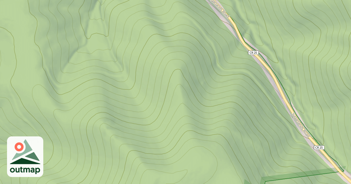 Map of MILL RUN